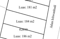 Dijual Tanah Strategis Luas 729 Meter di Nol Jalan Ichwan Hadi Ngaglik Kota Batu